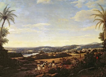 Brazilian Landscape with a Plantation